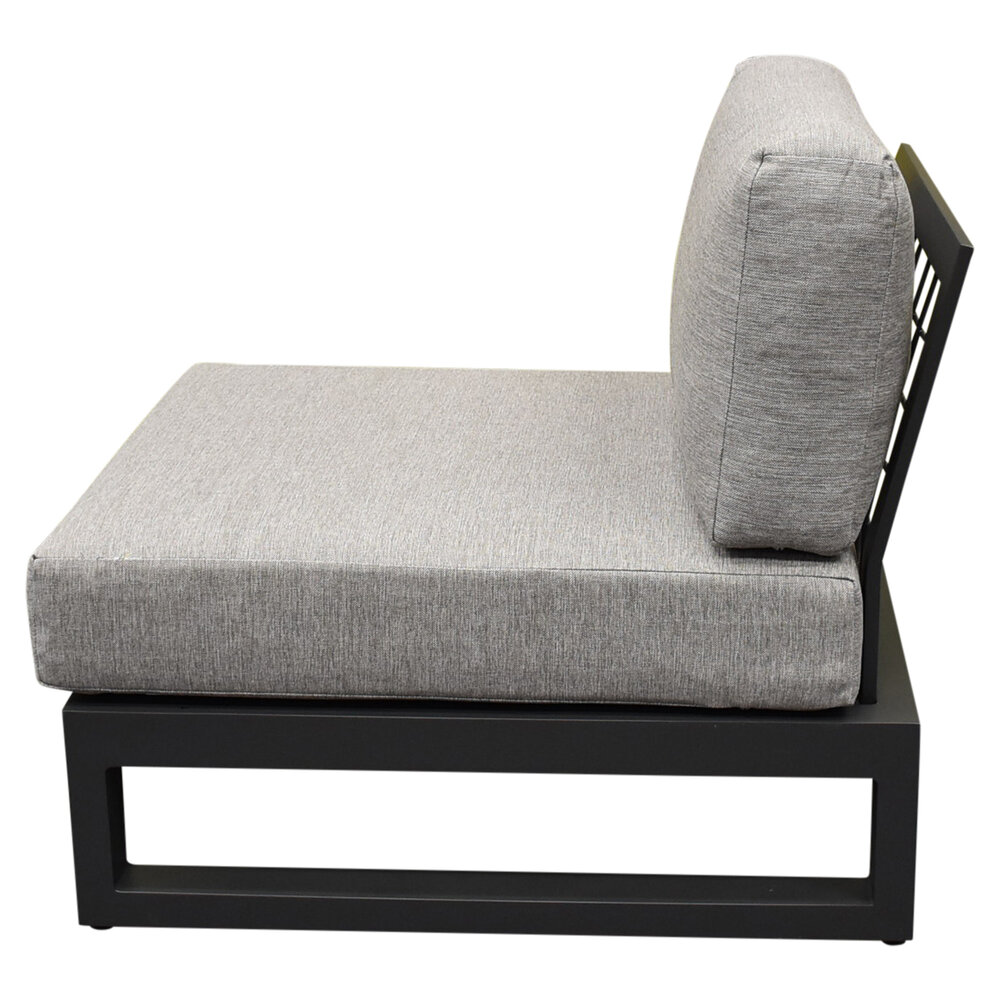 AVH-Collectie Ravenna middenelement aluminium antraciet AVH-Collectie Ravenna middenelement aluminium antraciet