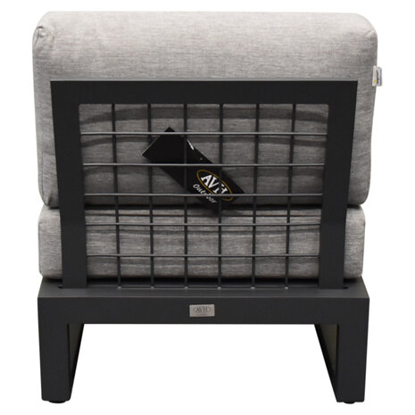 AVH-Collectie Ravenna middenelement aluminium antraciet AVH-Collectie Ravenna middenelement aluminium antraciet