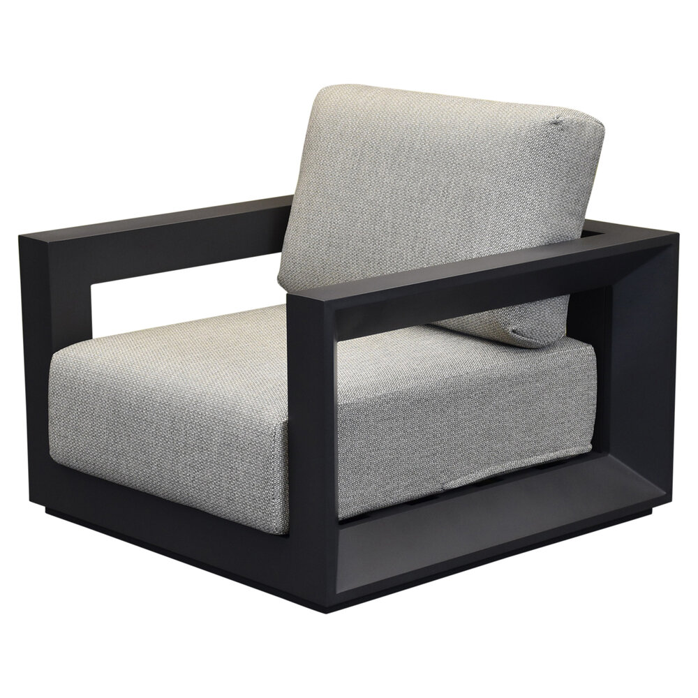 AVH-Collectie Palm Garden lounge tuinstoel aluminium antraciet AVH-Collectie Palm Garden lounge tuinstoel aluminium antraciet