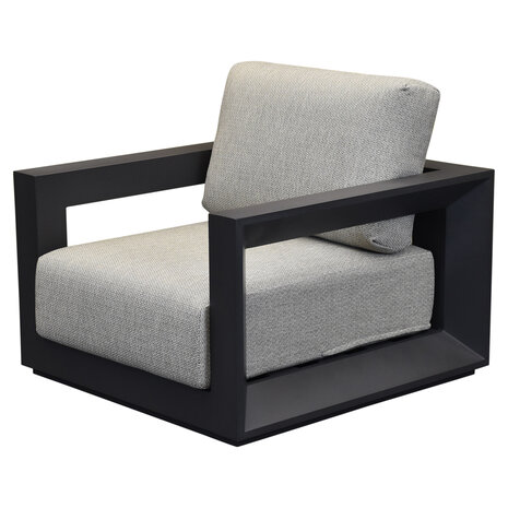 AVH-Collectie Palm Garden lounge tuinstoel aluminium antraciet AVH-Collectie Palm Garden lounge tuinstoel aluminium antraciet