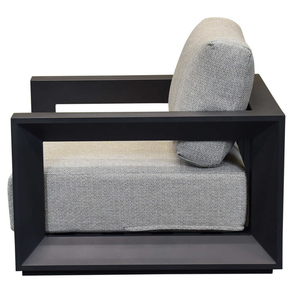 AVH-Collectie Palm Garden lounge tuinstoel aluminium antraciet AVH-Collectie Palm Garden lounge tuinstoel aluminium antraciet