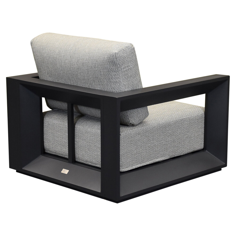 AVH-Collectie Palm Garden lounge tuinstoel aluminium antraciet AVH-Collectie Palm Garden lounge tuinstoel aluminium antraciet