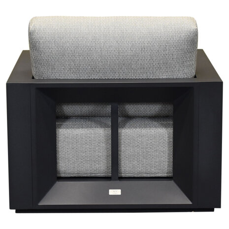 AVH-Collectie Palm Garden lounge tuinstoel aluminium antraciet AVH-Collectie Palm Garden lounge tuinstoel aluminium antraciet