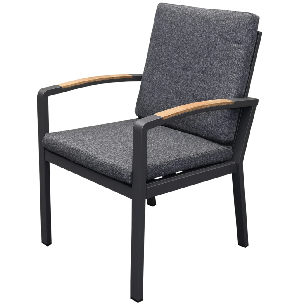 AVH-Collectie Quincy Costa Rica dining tuinset 120xH75cm rond 5 delig antraciet AVH-Collectie Quincy Costa Rica dining tuinset 120xH75cm rond 5 delig antraciet