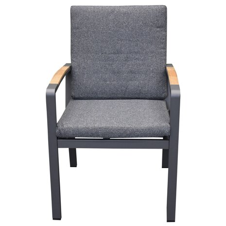 AVH-Collectie Quincy Costa Rica dining tuinset 120xH75cm rond 5 delig antraciet AVH-Collectie Quincy Costa Rica dining tuinset 120xH75cm rond 5 delig antraciet