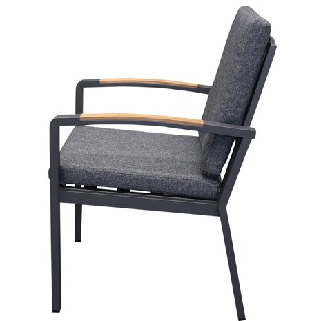 AVH-Collectie Quincy Costa Rica dining tuinset 120xH75cm rond 5 delig antraciet AVH-Collectie Quincy Costa Rica dining tuinset 120xH75cm rond 5 delig antraciet