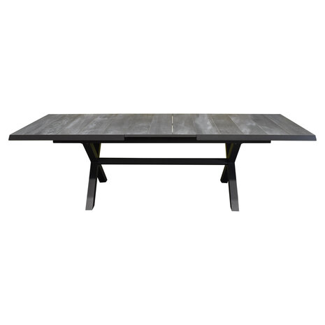 AVH-Collectie San Diego uitschuifbare dining tuintafel 204-264x100xH74 cm met kruispoot antraciet AVH-Collectie San Diego uitschuifbare dining tuintafel 204-264x100xH74 cm met kruispoot antraciet
