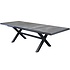 San Diego uitschuifbare dining tuintafel 204-264x100xH74 cm met kruispoot antraciet San Diego uitschuifbare dining tuintafel 204-264x100xH74 cm met kruispoot antraciet