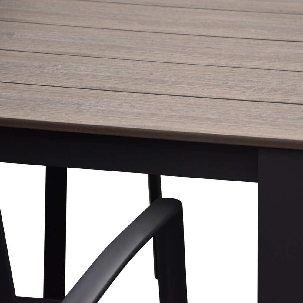 AVH-Collectie Malaga Sydney dining tuinset 240x92xH74 cm 7 delig polywood AVH-Collectie Malaga Sydney dining tuinset 240x92xH74 cm 7 delig polywood