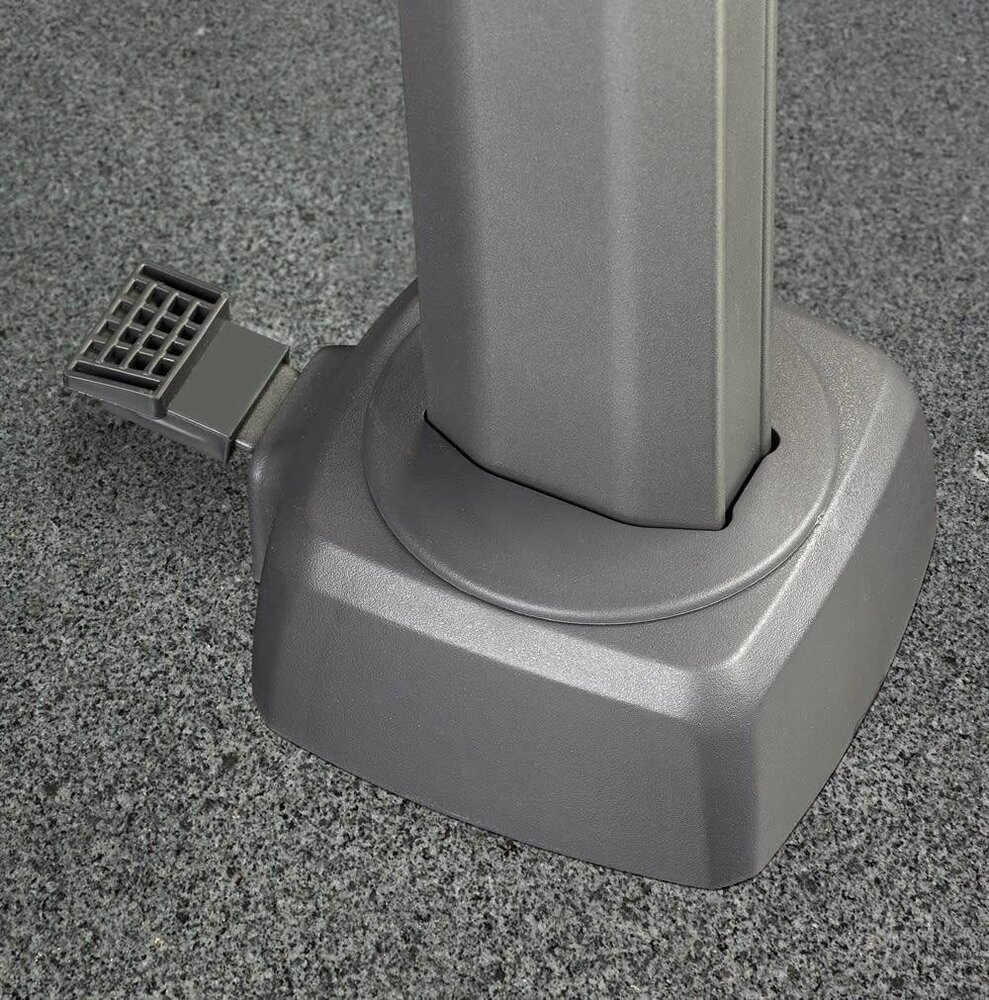 Platinum Challenger T2 Premium 300x300 cm Faded Black met zwarte parasolvoet 90kg en hoes Platinum Challenger T2 Premium 300x300 cm Faded Black met zwarte parasolvoet 90kg en hoes