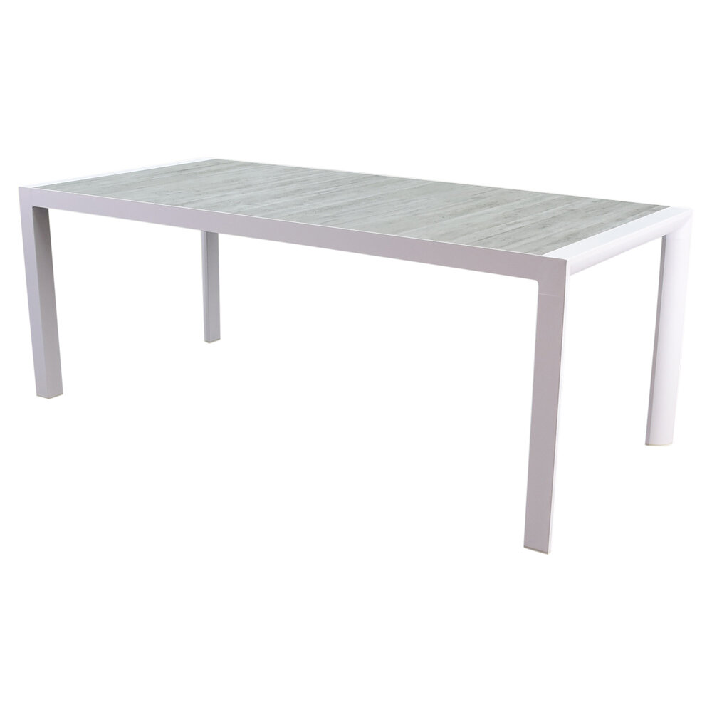 AVH-Collectie New Valley New Delhi dining tuinset 220x100x74,5 cm 7 delig wit AVH-Collectie New Valley New Delhi dining tuinset 220x100x74,5 cm 7 delig wit