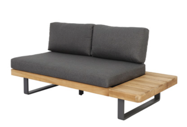 AVH-Collectie Manhattan hoek loungeset 3 delig aluminium teak AVH-Collectie Manhattan hoek loungeset 3 delig aluminium teak