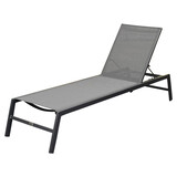 AVH-Collectie Hetty ligbed aluminium antraciet verstelbaar