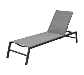 AVH-Collectie Hetty ligbed aluminium antraciet verstelbaar