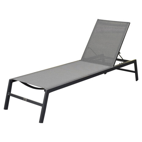 AVH-Collectie Hetty ligbed aluminium antraciet verstelbaar