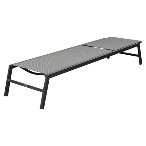 AVH-Collectie Hetty ligbed aluminium antraciet verstelbaar