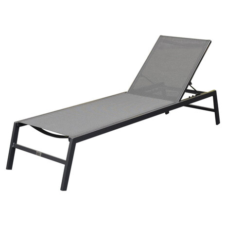 AVH-Collectie Hetty ligbed aluminium antraciet verstelbaar