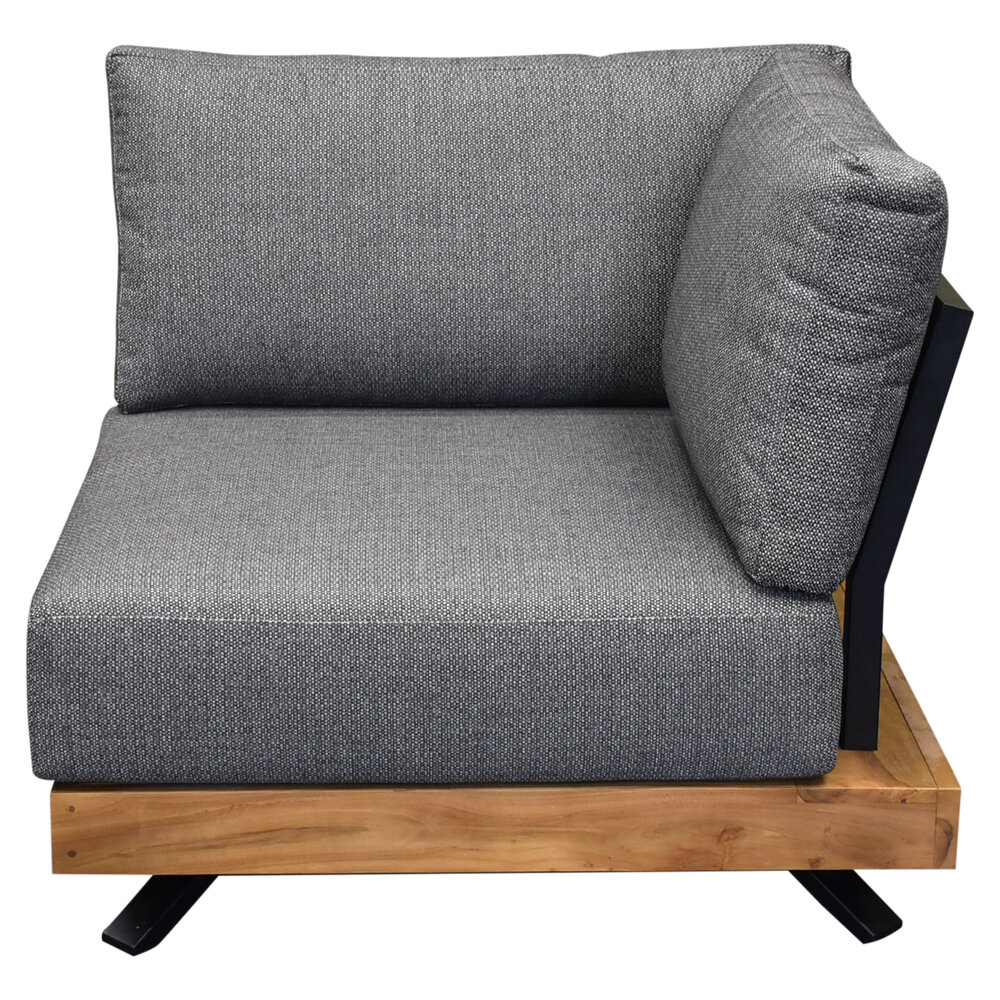 AVH-Collectie Robusto platform hoek loungeset 5 delig teak AVH-Collectie Robusto platform hoek loungeset 5 delig teak