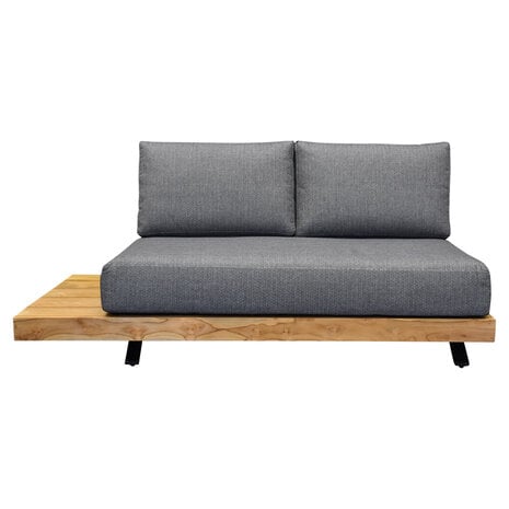 AVH-Collectie Robusto platform hoek loungeset 5 delig teak AVH-Collectie Robusto platform hoek loungeset 5 delig teak