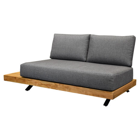 AVH-Collectie Robusto platform hoek loungeset 5 delig teak AVH-Collectie Robusto platform hoek loungeset 5 delig teak