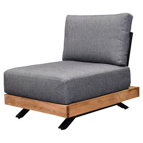 AVH-Collectie Robusto platform hoek loungeset 4 delig teak AVH-Collectie Robusto platform hoek loungeset 4 delig teak