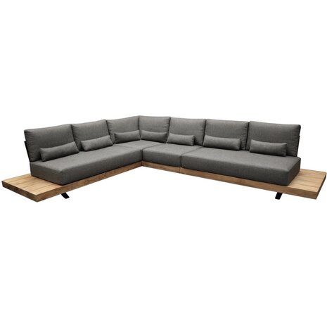 AVH-Collectie Robusto platform hoek loungeset 4 delig teak AVH-Collectie Robusto platform hoek loungeset 4 delig teak