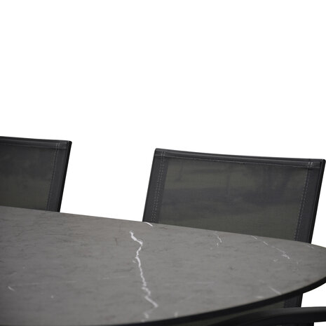 AVH-Collectie San Francisco Malaga dining tuinset 240x100xH76 cm 7 delig keramiek AVH-Collectie San Francisco Malaga dining tuinset 240x100xH76 cm 7 delig keramiek