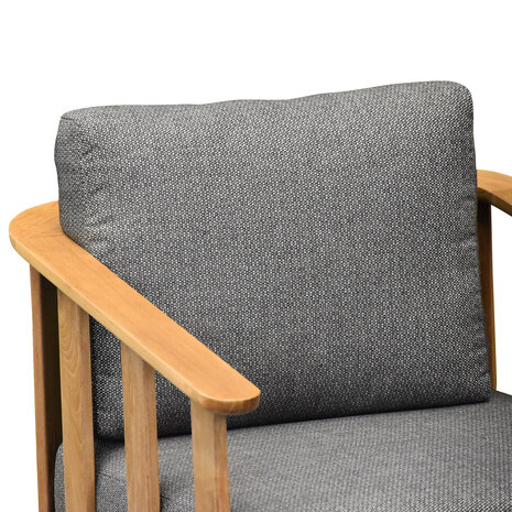 AVH-Collectie Milano stoel bank loungeset 4 delig teakhout AVH-Collectie Milano stoel bank loungeset 4 delig teakhout