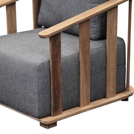 AVH-Collectie Milano stoel bank loungeset 4 delig teakhout AVH-Collectie Milano stoel bank loungeset 4 delig teakhout