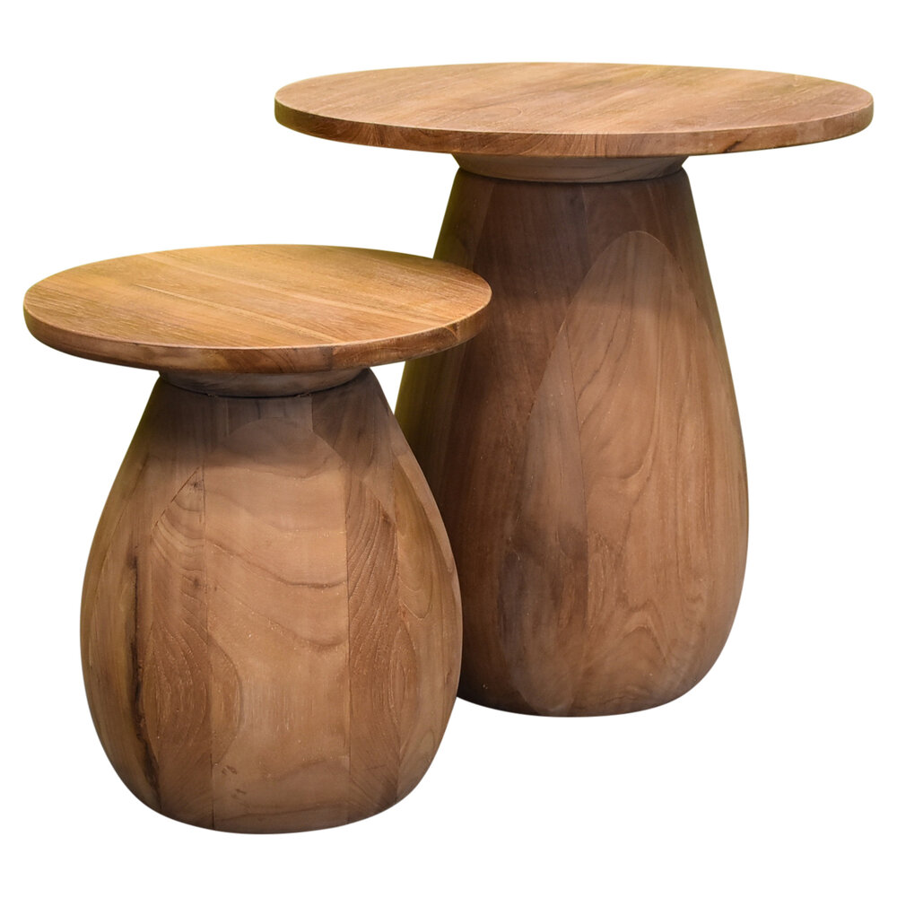 AVH-Collectie Madagascar bijzettafel 35x35xH40 cm AVH-Collectie Madagascar bijzettafel 35x35xH40 cm