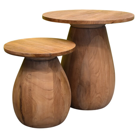 AVH-Collectie Madagascar bijzettafel 35x35xH40 cm AVH-Collectie Madagascar bijzettafel 35x35xH40 cm