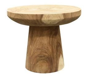 AVH-Collectie Bandung boomstam diningtafel 90x90xH75 cm AVH-Collectie Bandung boomstam diningtafel 90x90xH75 cm