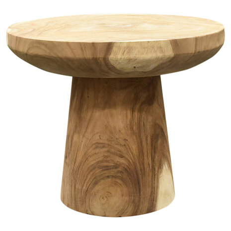 AVH-Collectie Bandung boomstam diningtafel 90x90xH75 cm AVH-Collectie Bandung boomstam diningtafel 90x90xH75 cm