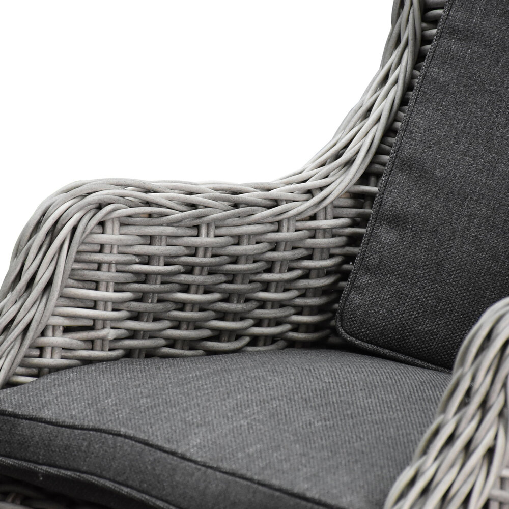 AVH-Collectie Darwin robuust dining tuinstoel 8 mm grijs AVH-Collectie Darwin robuust dining tuinstoel 8 mm grijs