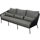 AVH-Collectie Costa 3-zits lounge bank antraciet rope AVH-Collectie Costa 3-zits lounge bank antraciet rope