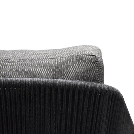 AVH-Collectie Costa 3-zits lounge bank antraciet rope AVH-Collectie Costa 3-zits lounge bank antraciet rope