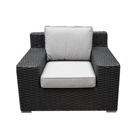 AVH-Collectie Manjavico lounge tuinstoel zwart wicker AVH-Collectie Manjavico lounge tuinstoel zwart wicker