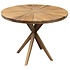 Cairo dining tuintafel 100 cm rond teakhout Cairo dining tuintafel 100 cm rond teakhout