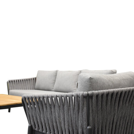 AVH-Collectie Washington stoel bank loungeset 4 delig grijs rope AVH-Collectie Washington stoel bank loungeset 4 delig grijs rope