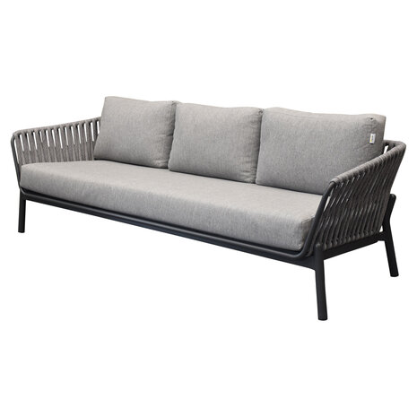 AVH-Collectie Washington stoel bank loungeset 4 delig grijs rope AVH-Collectie Washington stoel bank loungeset 4 delig grijs rope