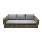 AVH-Collectie Serva 3-zitsbank naturel rotan southend