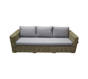 AVH-Collectie Serva 3-zitsbank naturel rotan southend