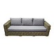 AVH-Collectie Serva 3-zitsbank naturel rotan southend