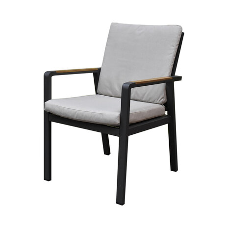 AVH-Collectie Set van 6 Lola dining tuinstoelen aluminium antraciet AVH-Collectie Set van 6 Lola dining tuinstoelen aluminium antraciet