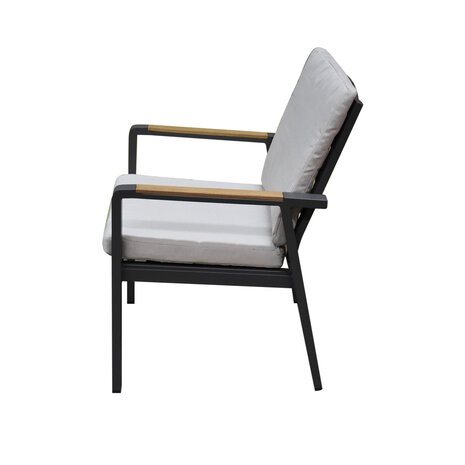 AVH-Collectie Set van 6 Lola dining tuinstoelen aluminium antraciet AVH-Collectie Set van 6 Lola dining tuinstoelen aluminium antraciet