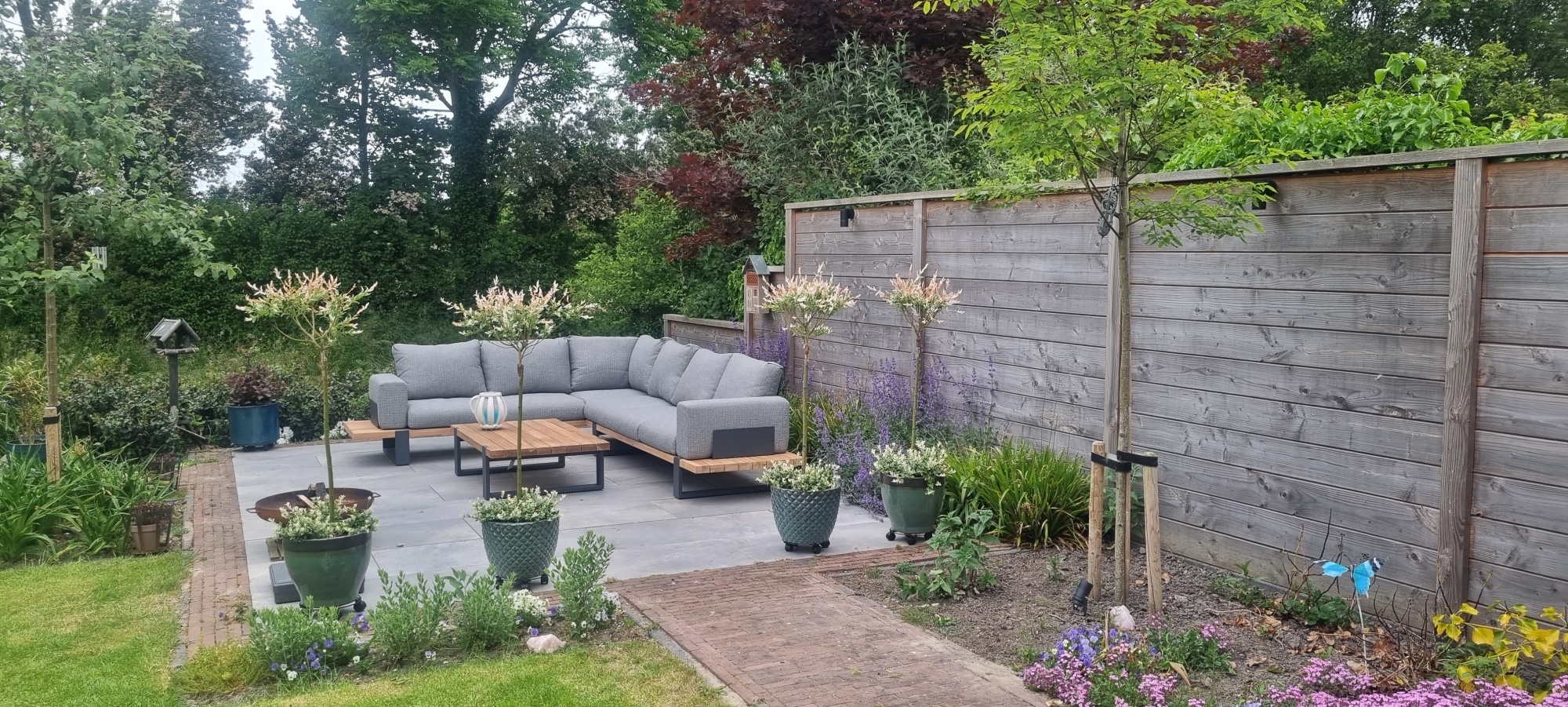 De aanleg van een moderne tuin stap voor stap