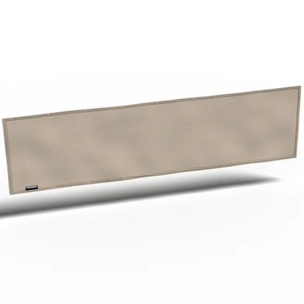 Platinum Platinum Sun & Shade Coolfit balkondoek 500x80cm Ecru wit Platinum Platinum Sun & Shade Coolfit balkondoek 500x80cm Ecru wit