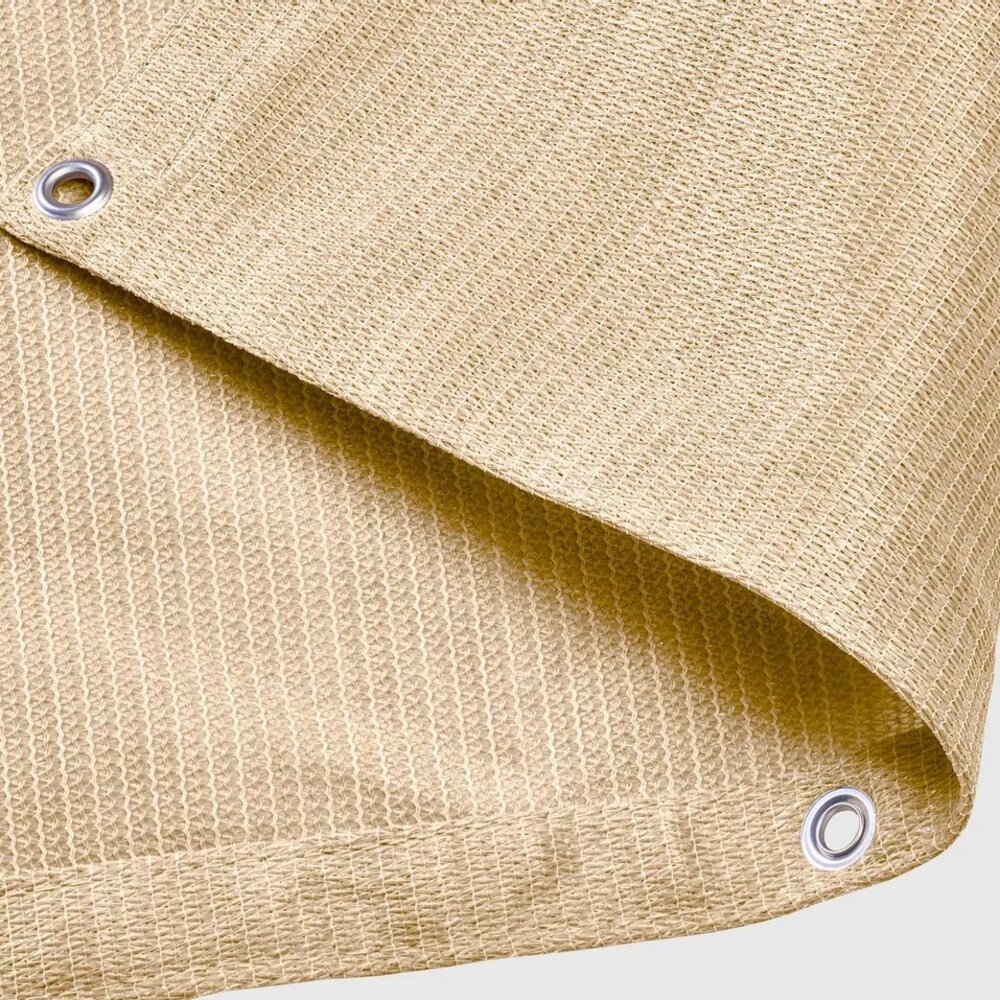 Platinum Platinum Sun & Shade Coolfit balkondoek 500x80cm Ecru wit Platinum Platinum Sun & Shade Coolfit balkondoek 500x80cm Ecru wit