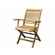 AVH-Collectie Arona dining tuinstoel inklapbaar met armleuning teak set van 4 AVH-Collectie Arona dining tuinstoel inklapbaar met armleuning teak set van 4