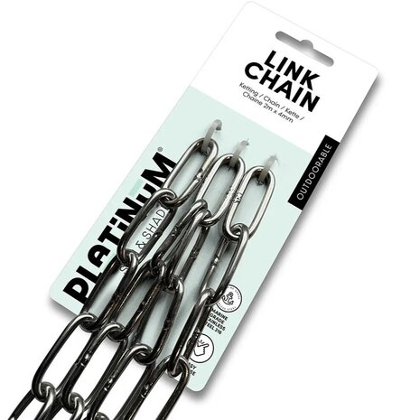 Platinum Platinum Sun & Shade kettingschalm 200x4mm voor de bevestiging van een schaduwdoek Platinum Platinum Sun & Shade kettingschalm 200x4mm voor de bevestiging van een schaduwdoek